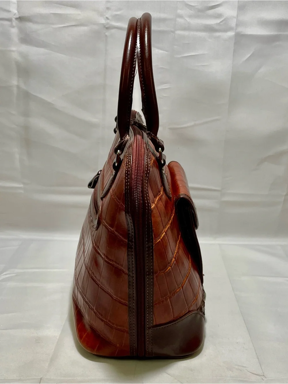 Marc Chantal (M.C.) Croc- Embossed 3 Way Bag ✨Vintage, Y2K✨
